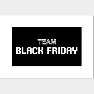 black friday team shopping Posters and Art